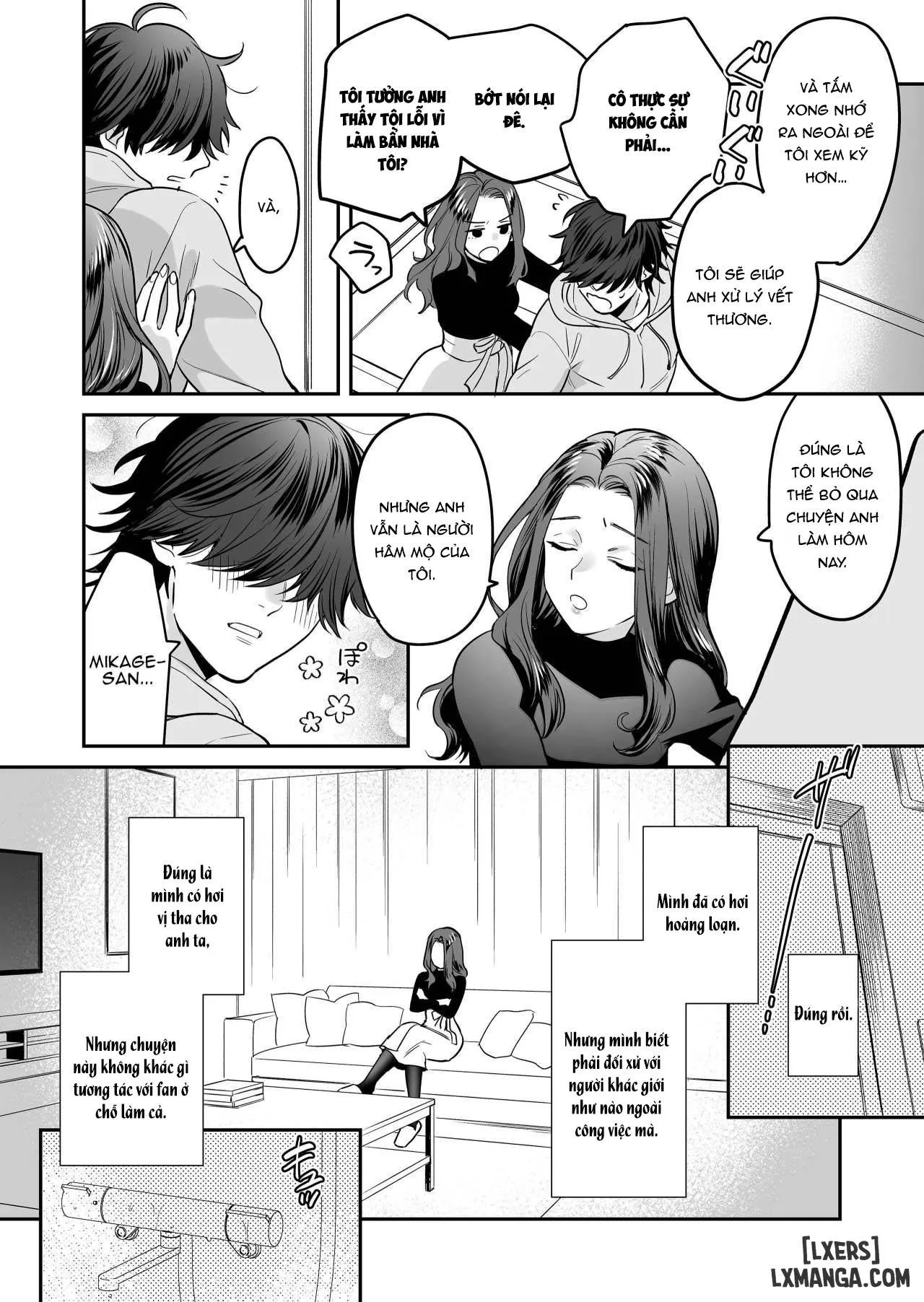 HentaiVN.net - Ảnh 15 - Đồ chơi người lớn của nữ diễn viên ngây thơ [Seijun-ha Joyu Mikage-san no Otonanoomocha | Innocent Style Actress Mikage's Adult Toy] - Chap 2