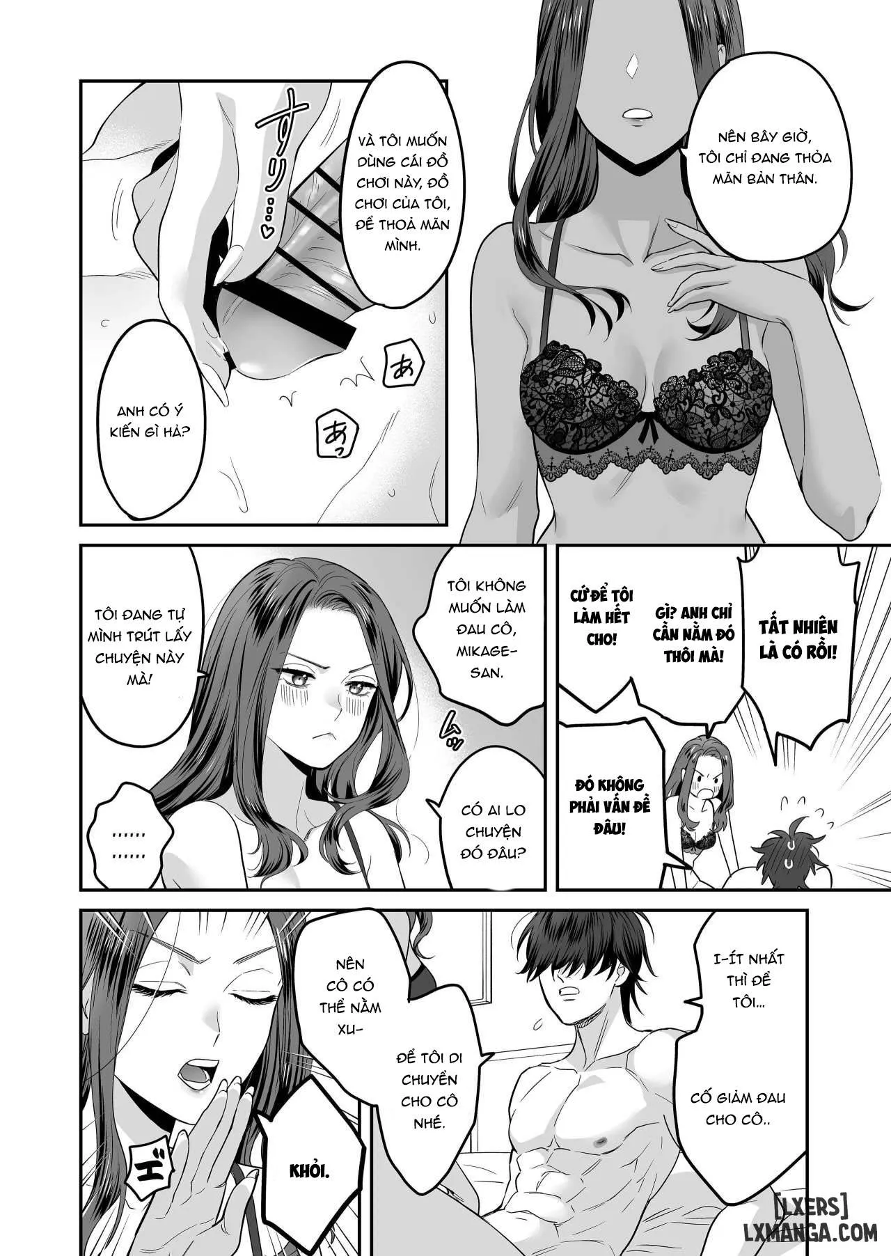 HentaiVN.net - Ảnh 43 - Đồ chơi người lớn của nữ diễn viên ngây thơ [Seijun-ha Joyu Mikage-san no Otonanoomocha | Innocent Style Actress Mikage's Adult Toy] - Chap 2