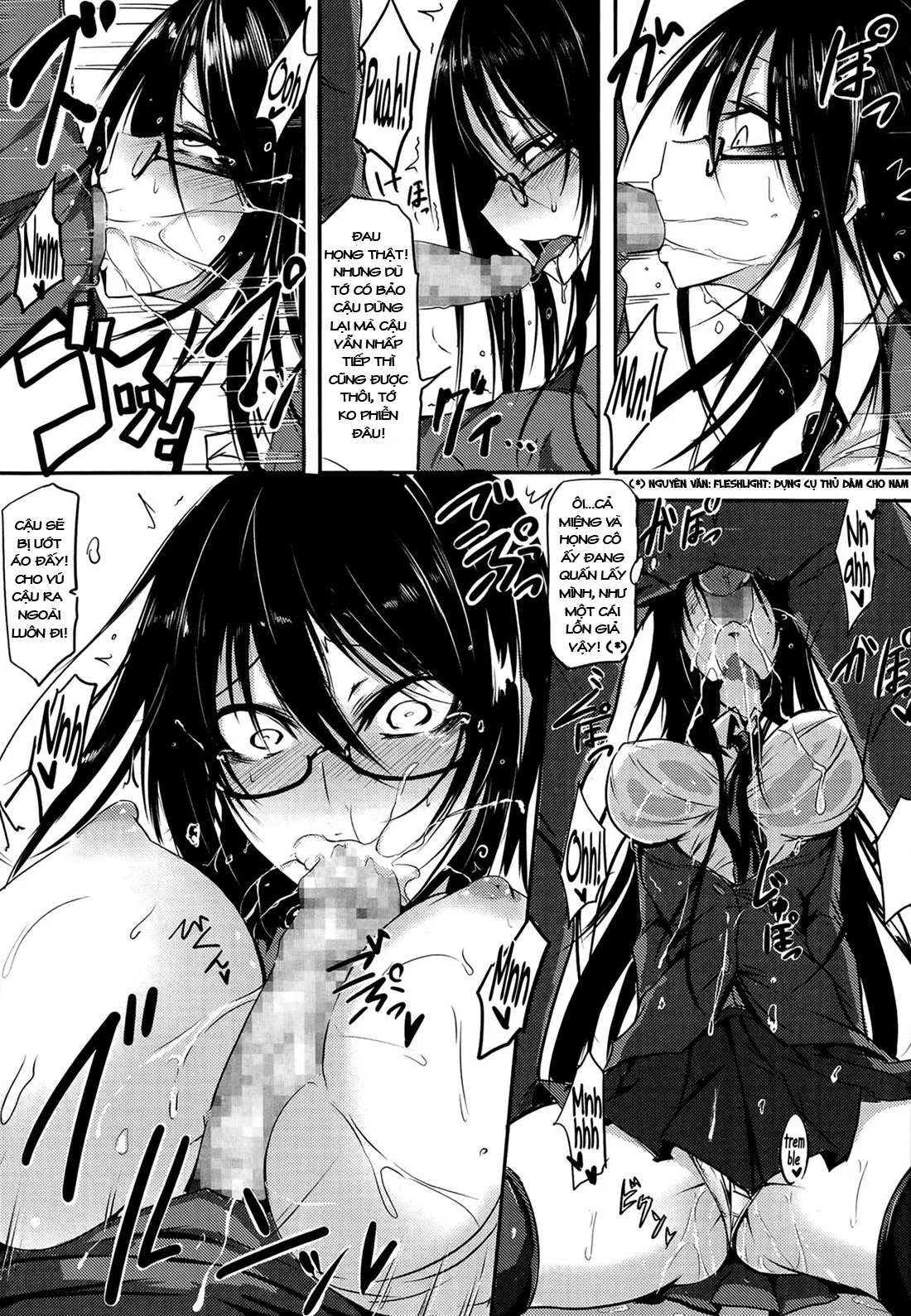 HentaiVN.net - Ảnh 8 - Hai mặt của hội trưởng [Dirty and beauty] - Chap 1