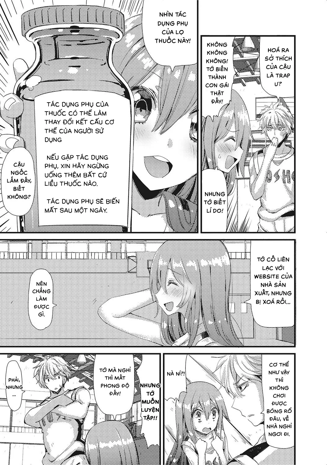 HentaiVN.net - Ảnh 7 - Thiên thần bóng rổ. [NyotaBasu; Sex-Change Basketball; にょたバス] - Chap 1