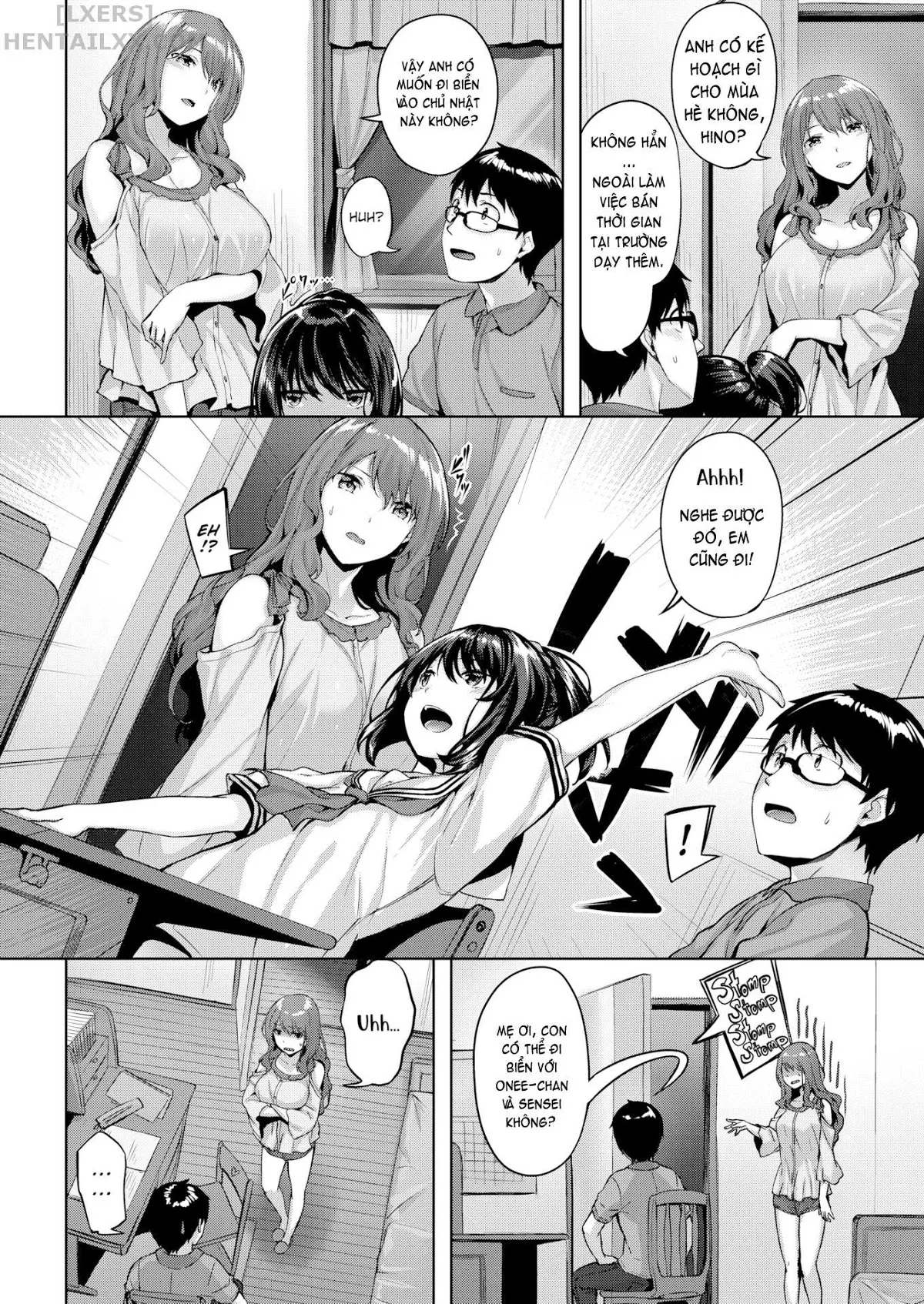 HentaiVN.net - Ảnh 3 - Sisters Beach [Comic Kairakuten 2019-10] - Chap 1