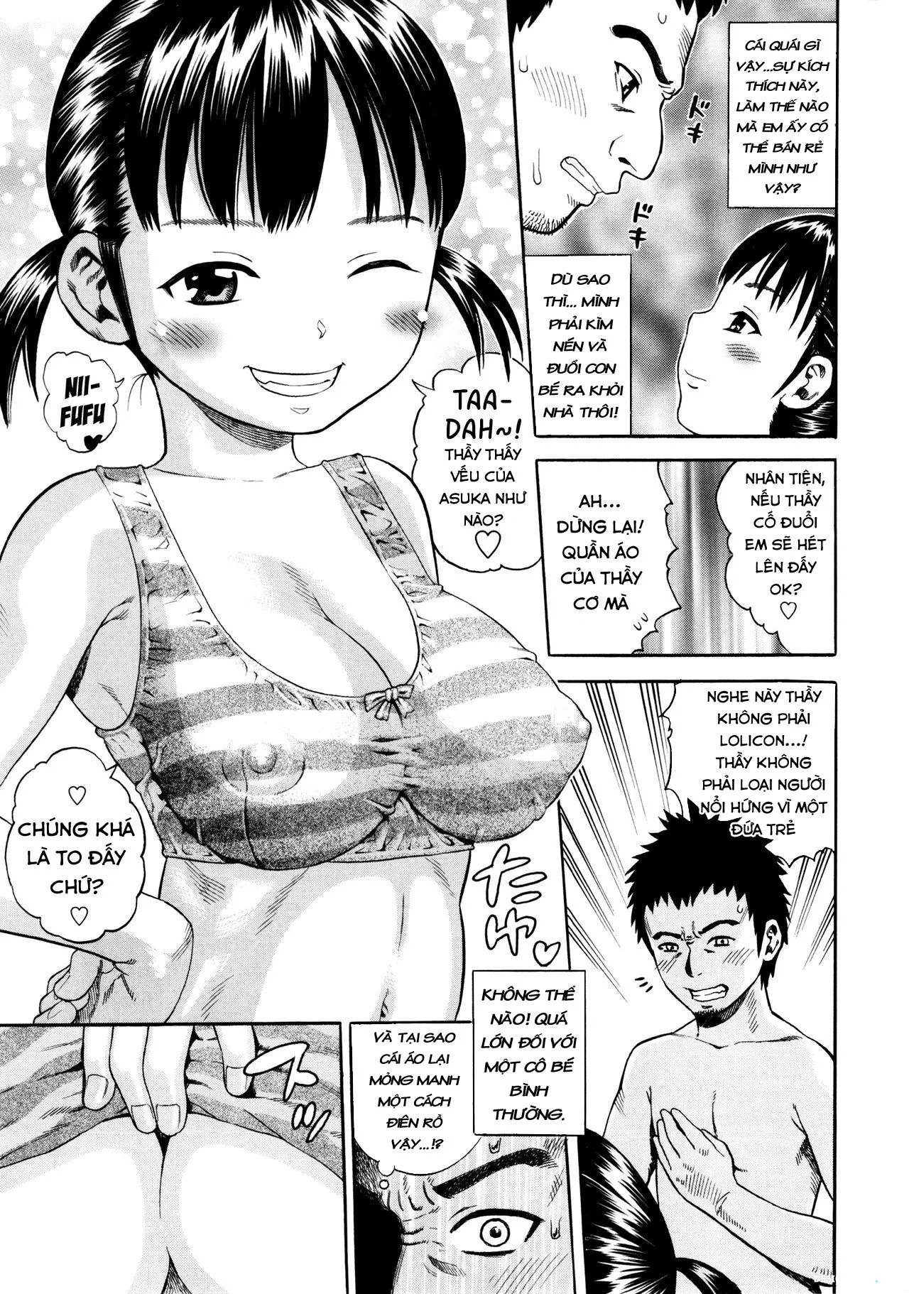 HentaiVN.net - Ảnh 6 - Thầy giáo nghiêm túc VS Cô học trò nhí nhảnh dâm đãng [Opposites Attract. Straitlaced Teacher and Prostitute Schoolgirl; Dekoboko. ~Katabutsu Sensei To Enkou Shoujo~] - Chap 1