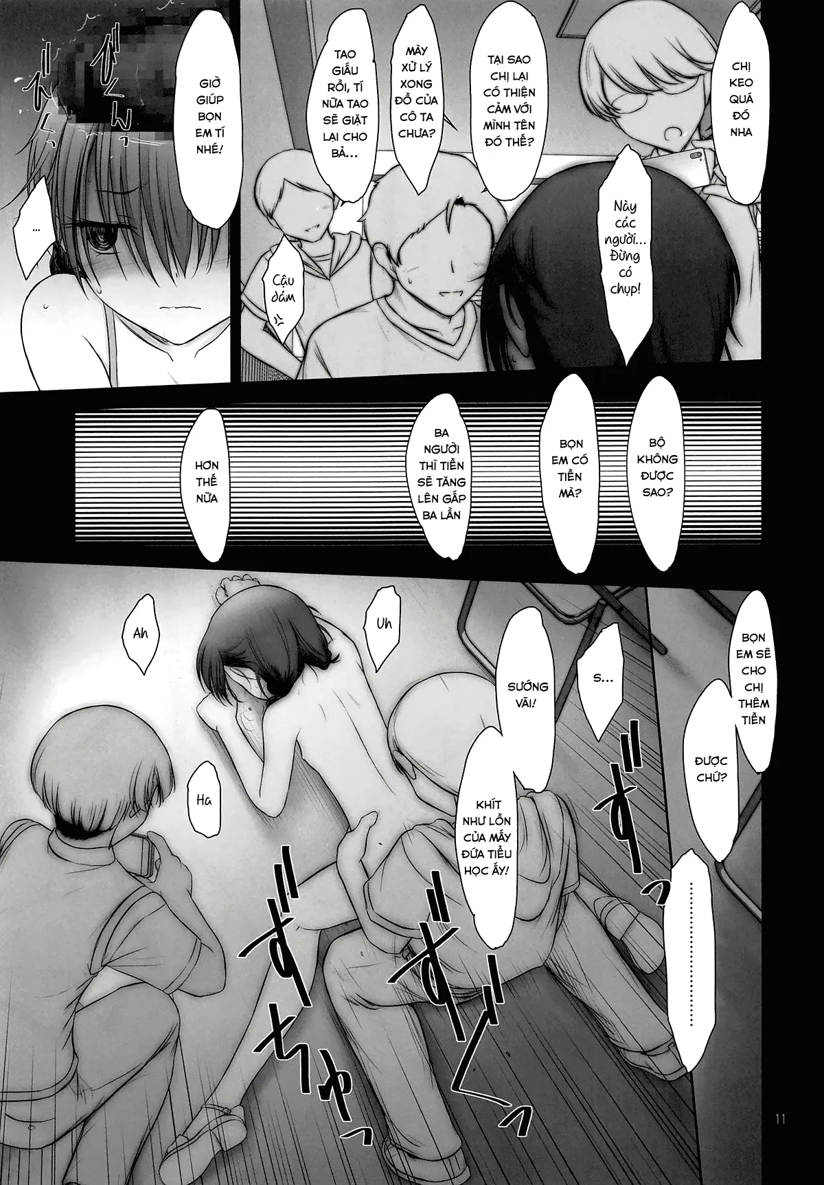 HentaiVN.net - Ảnh 10 - Petite Soeur 16 (Bokutachi wa Benkyou ga Dekinai) [プチスール 16] - Chap 1