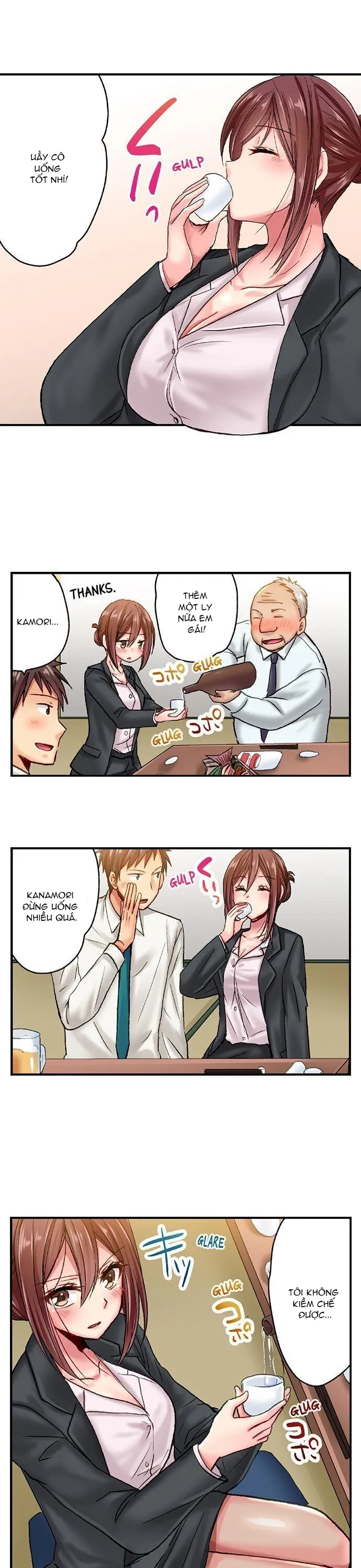 HentaiVN.net - Ảnh 12 - Phụ Nữ Khi Say [SERIOUS LADY LOOSENS UP WHEN DRUNK] - Chap 1