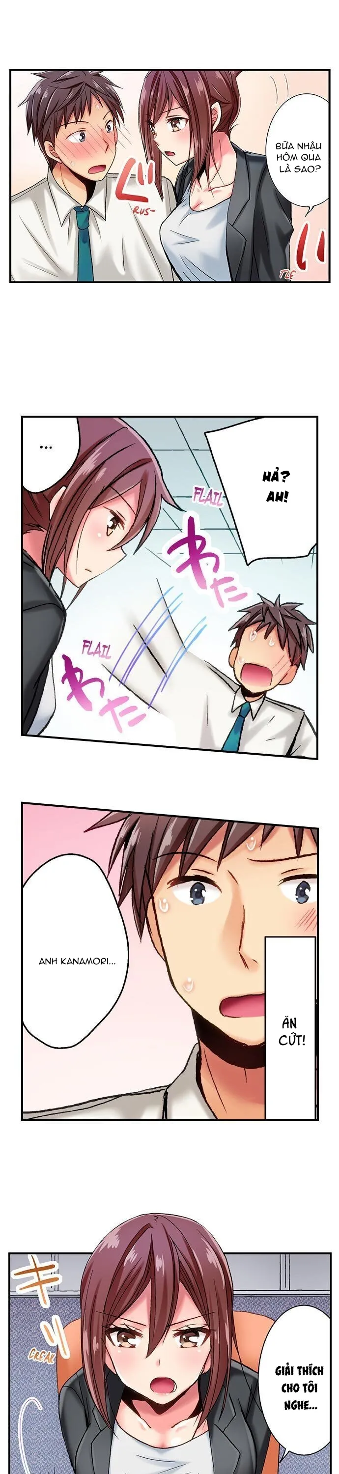 HentaiVN.net - Ảnh 9 - Phụ Nữ Khi Say [SERIOUS LADY LOOSENS UP WHEN DRUNK] - Chap 4