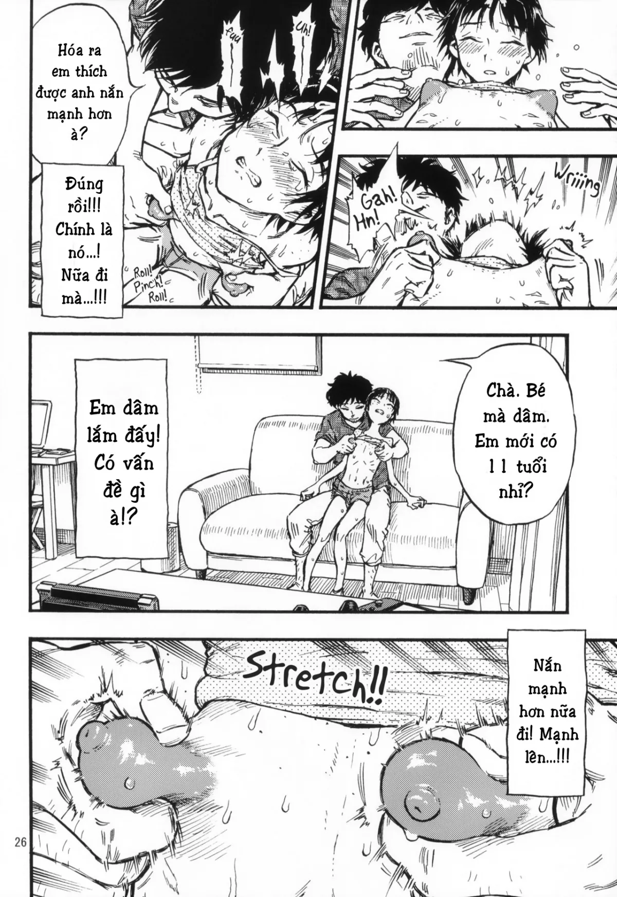 HentaiVN.net - Ảnh 26 - Little Puffies [Chiisana Puffy] - Chap 1