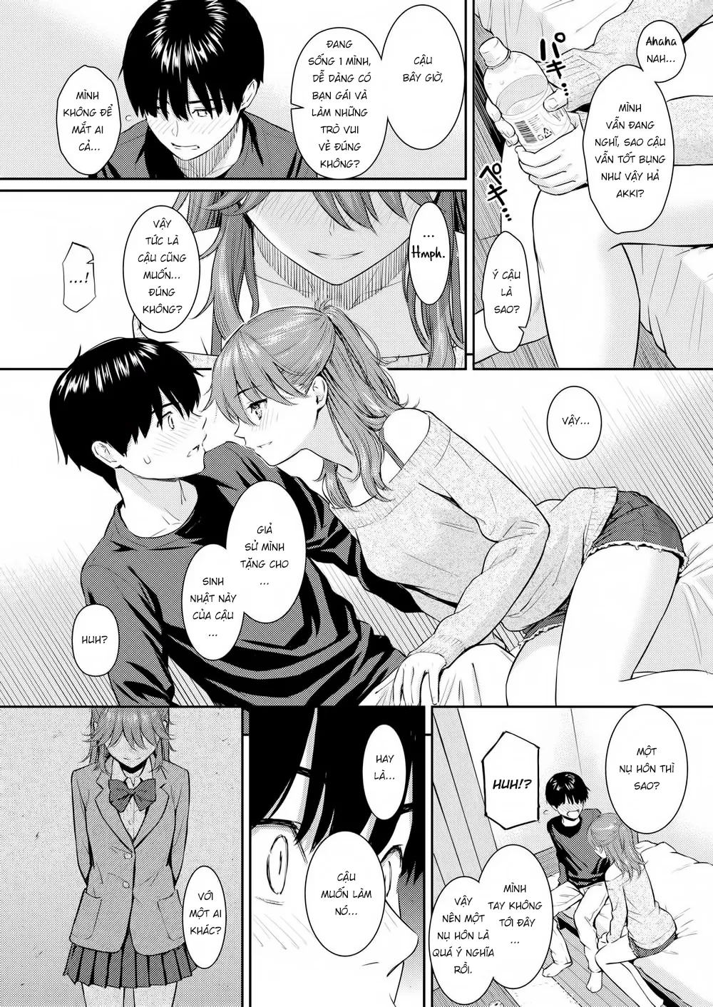 HentaiVN.net - Ảnh 8 - Tỏ tình thành công - Hoa anh đào đã nở rộ [Sakura Saku - The cherry blossom has come!] - Chap 1