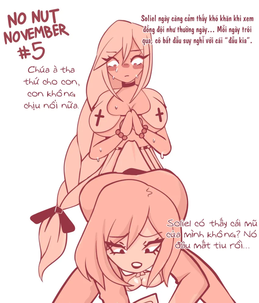 HentaiVN.net - Ảnh 5 - Thử thách No Nut November của Soliel [Soliel's No Nut November] - Chap 1
