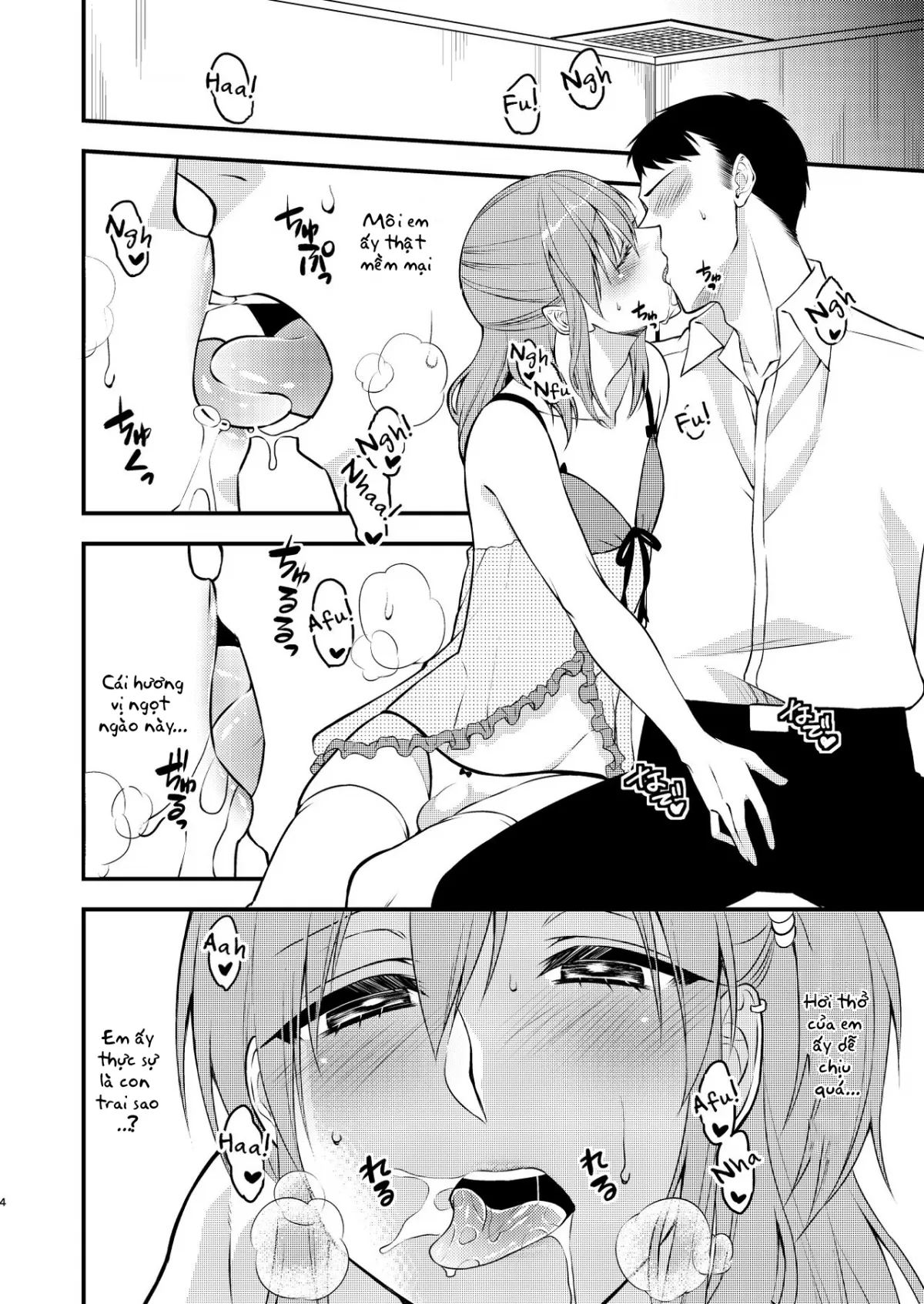 HentaiVN.net - Ảnh 6 - Fuuzokujou ♂ ni Doutei Kokuhaku Shitara Naze ka Namahame Dekita Ken - Chap 1