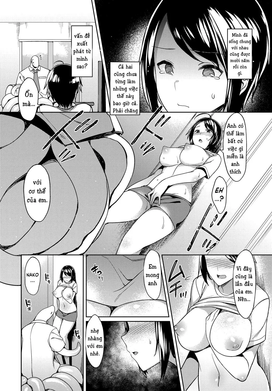 HentaiVN.net - Ảnh 7 - Stranger tono DOKI DOKI [Newly-married life!] - Chap 1