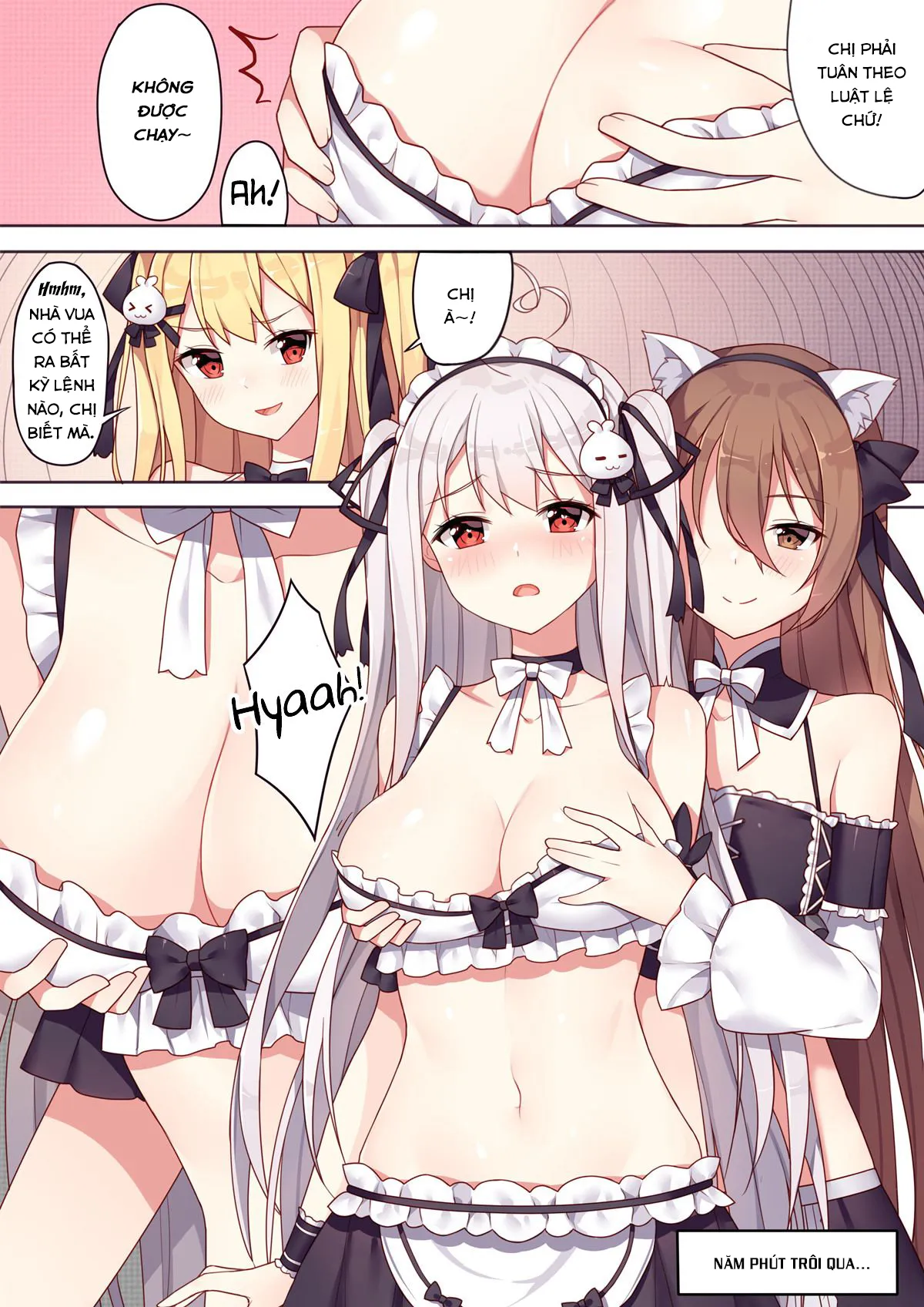 HentaiVN.net - Ảnh 4 - Girls and the King's Tea Party [少女与国王的茶会] - Chap 2