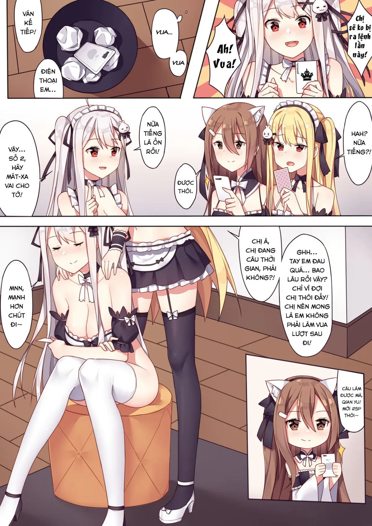 HentaiVN.net - Ảnh 7 - Girls and the King's Tea Party [少女与国王的茶会] - Chap 2