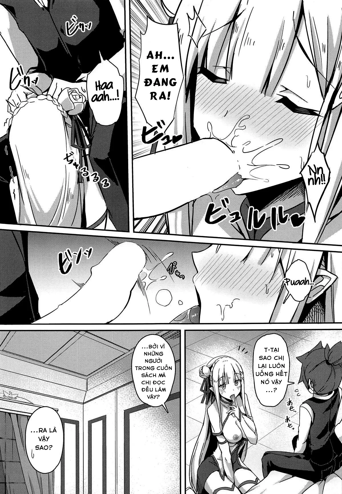 HentaiVN.net - Ảnh 10 - Majo no Nokoriga II (Re:Zero kara Hajimeru Isekai Seikatsu) [魔女ノ残り香II (Re:ゼロから始める異世界生活)] - Chap 1