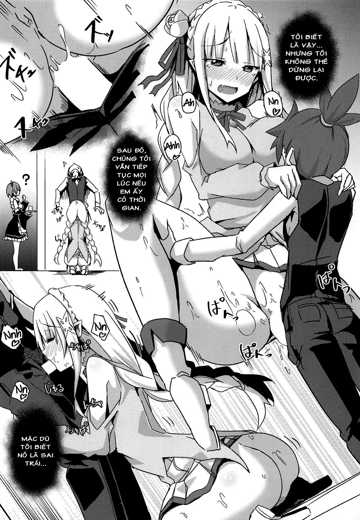 HentaiVN.net - Ảnh 15 - Majo no Nokoriga II (Re:Zero kara Hajimeru Isekai Seikatsu) [魔女ノ残り香II (Re:ゼロから始める異世界生活)] - Chap 1