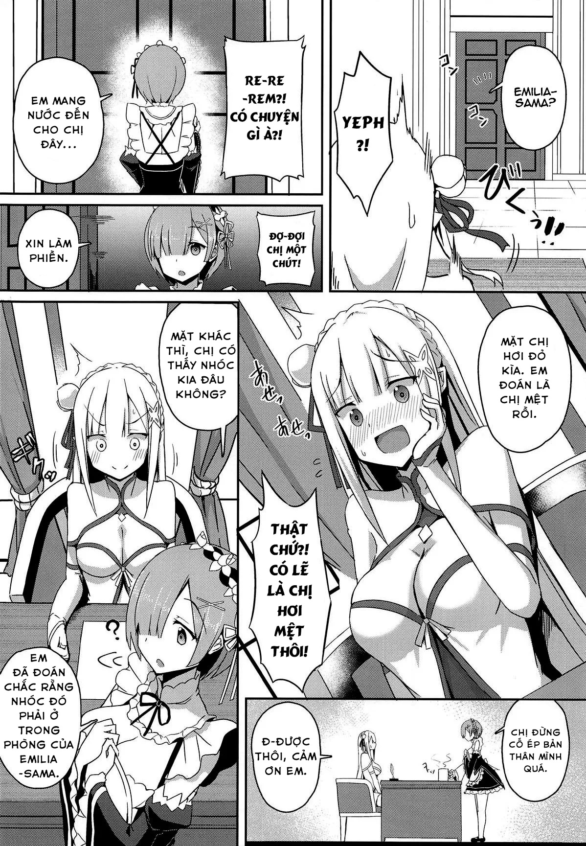 HentaiVN.net - Ảnh 3 - Majo no Nokoriga II (Re:Zero kara Hajimeru Isekai Seikatsu) [魔女ノ残り香II (Re:ゼロから始める異世界生活)] - Chap 1