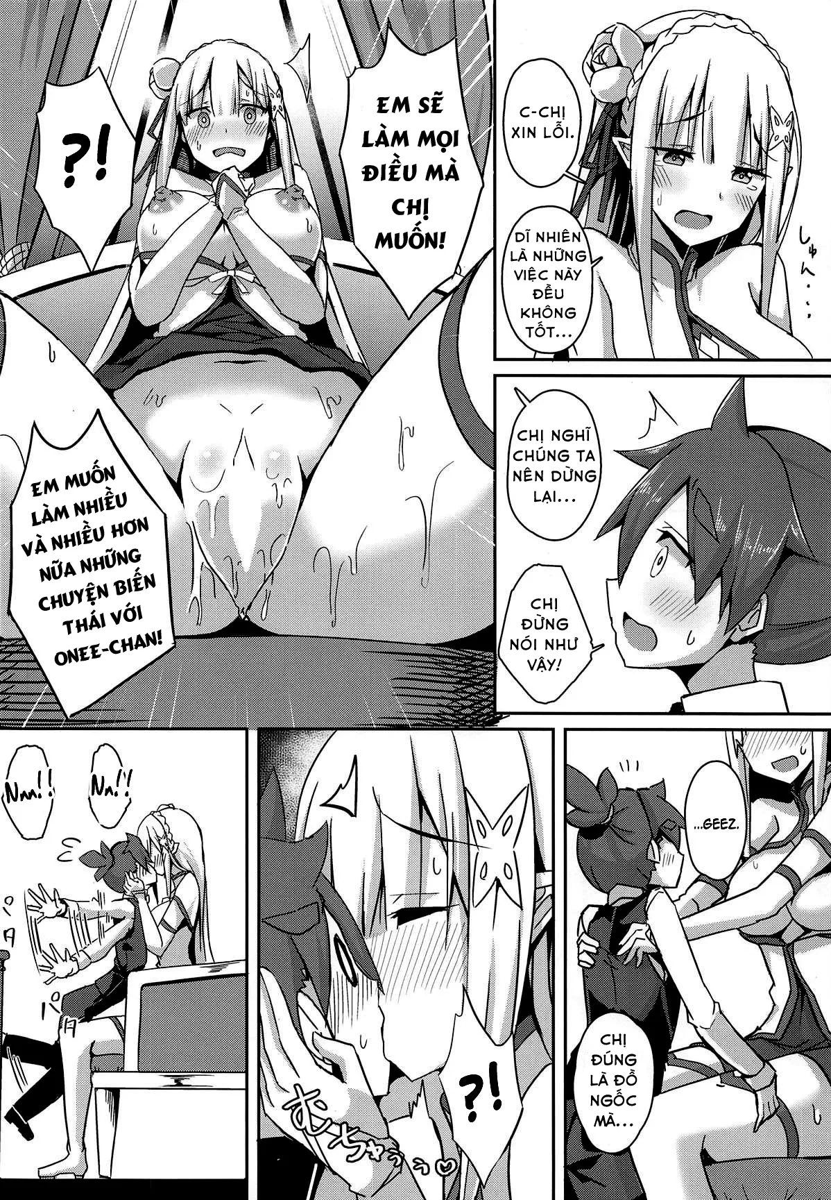 HentaiVN.net - Ảnh 7 - Majo no Nokoriga II (Re:Zero kara Hajimeru Isekai Seikatsu) [魔女ノ残り香II (Re:ゼロから始める異世界生活)] - Chap 1