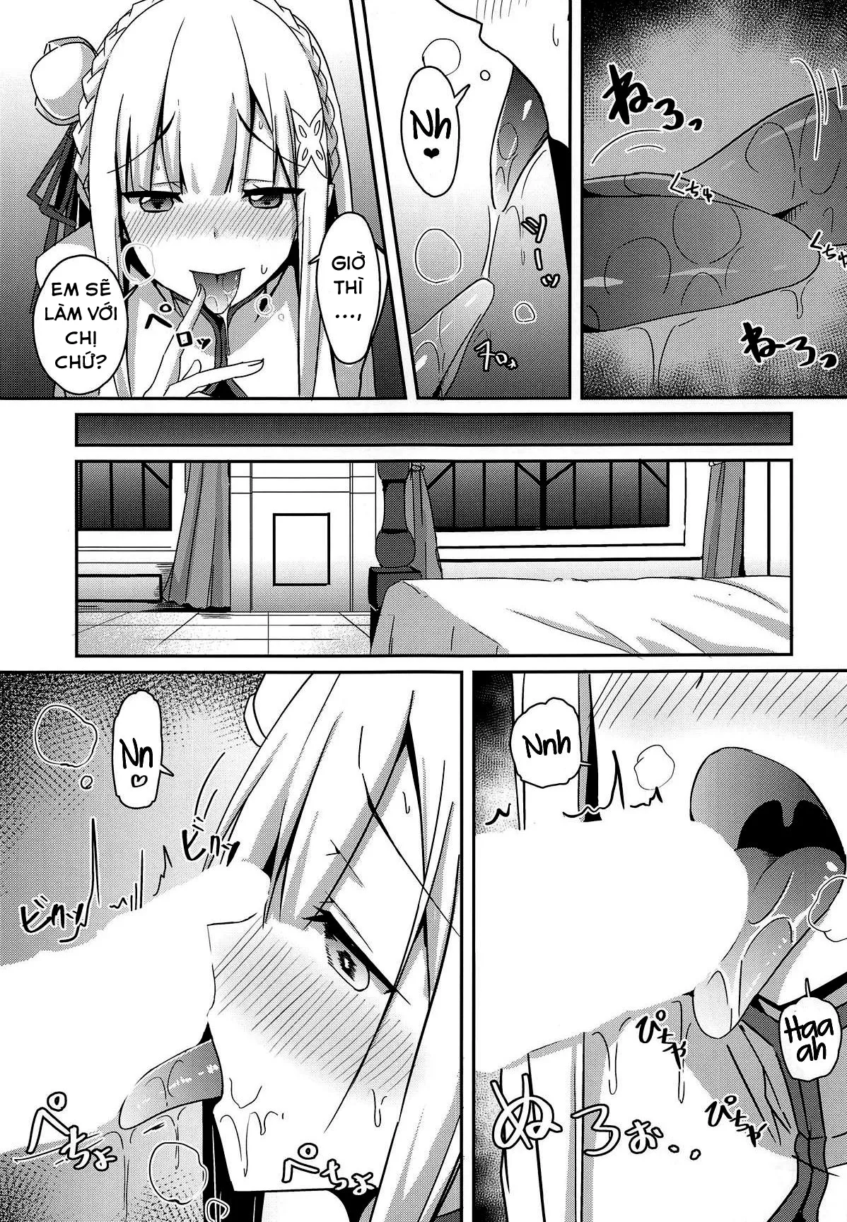 HentaiVN.net - Ảnh 8 - Majo no Nokoriga II (Re:Zero kara Hajimeru Isekai Seikatsu) [魔女ノ残り香II (Re:ゼロから始める異世界生活)] - Chap 1