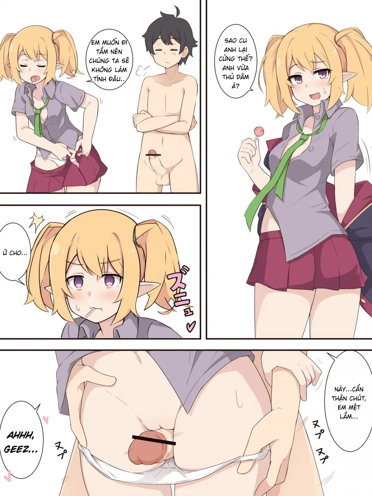 HentaiVN.net - Ảnh 3 - Làm tình xuyên đêm cùng với Chloe [Kuroe to Otomari Ecchi Suru Ohanashi; Overnight Sex With Chloe Story] - Chap 1