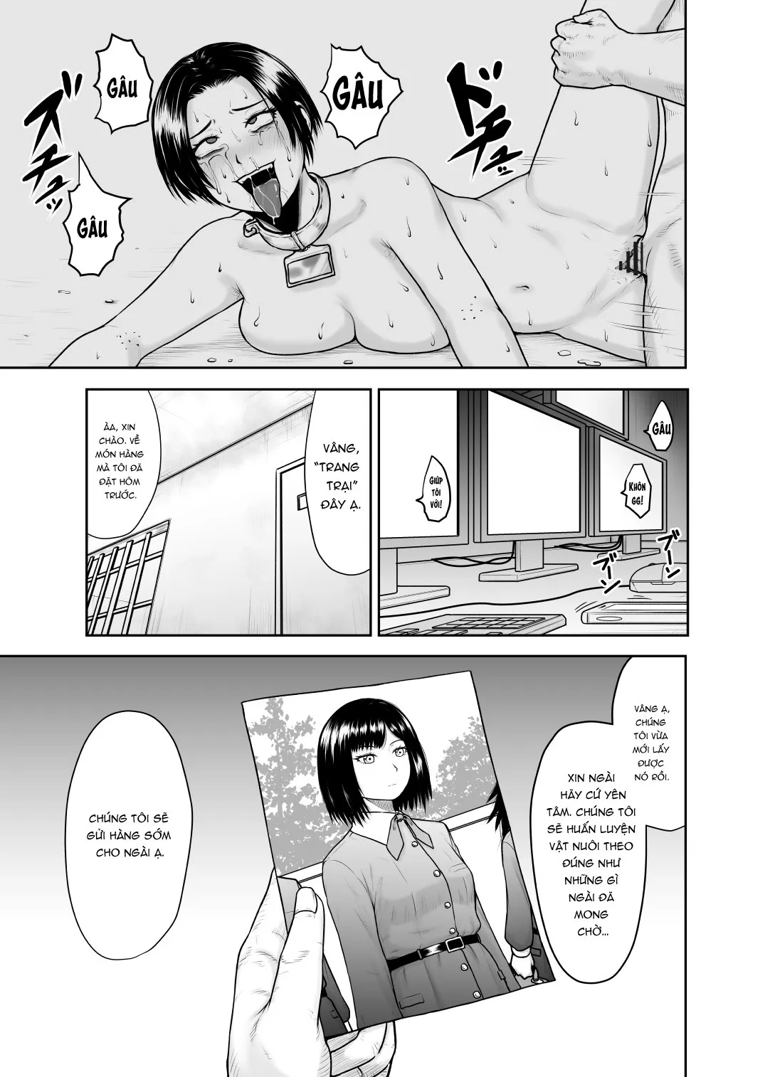 HentaiVN.net - Ảnh 3 - Watashi ga Kachiku ni Naru made - Chap 1