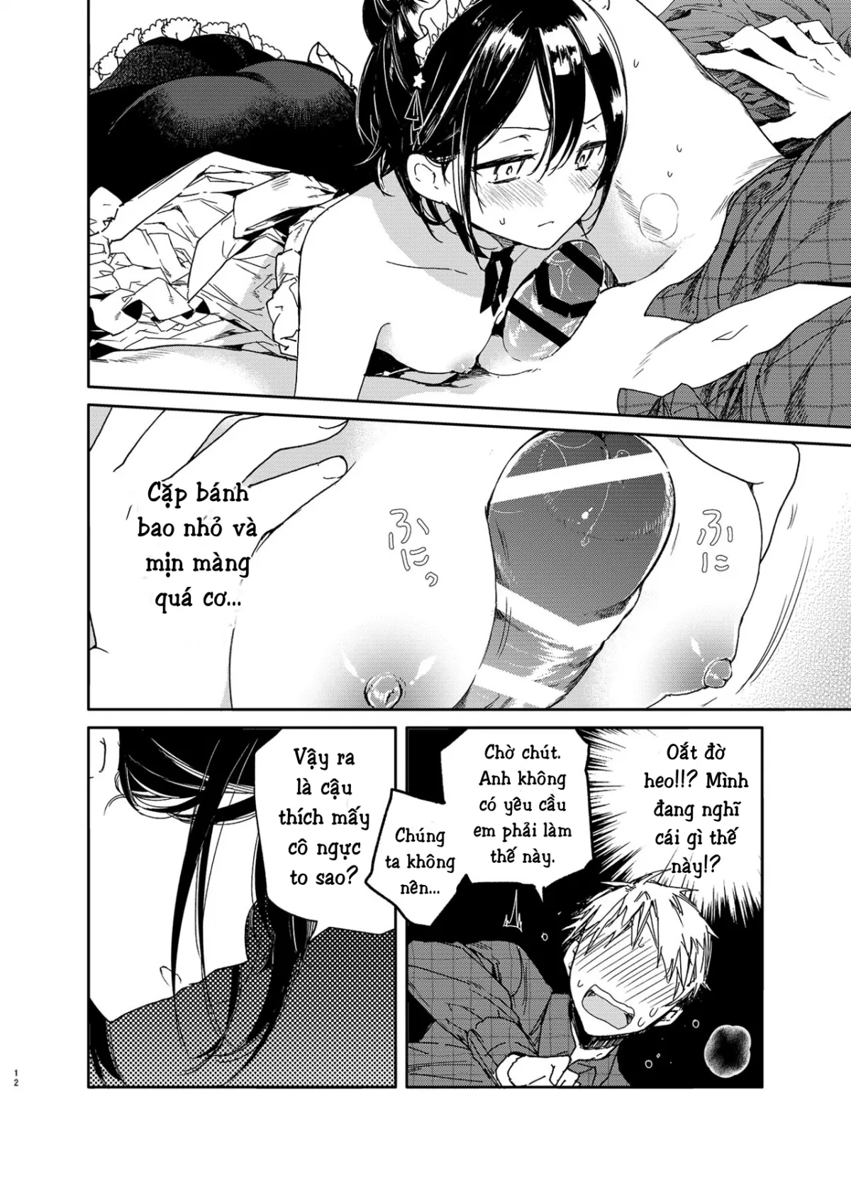 HentaiVN.net - Ảnh 12 - Jitome Maid-san to Love [Love Ecchi] - Chap 1