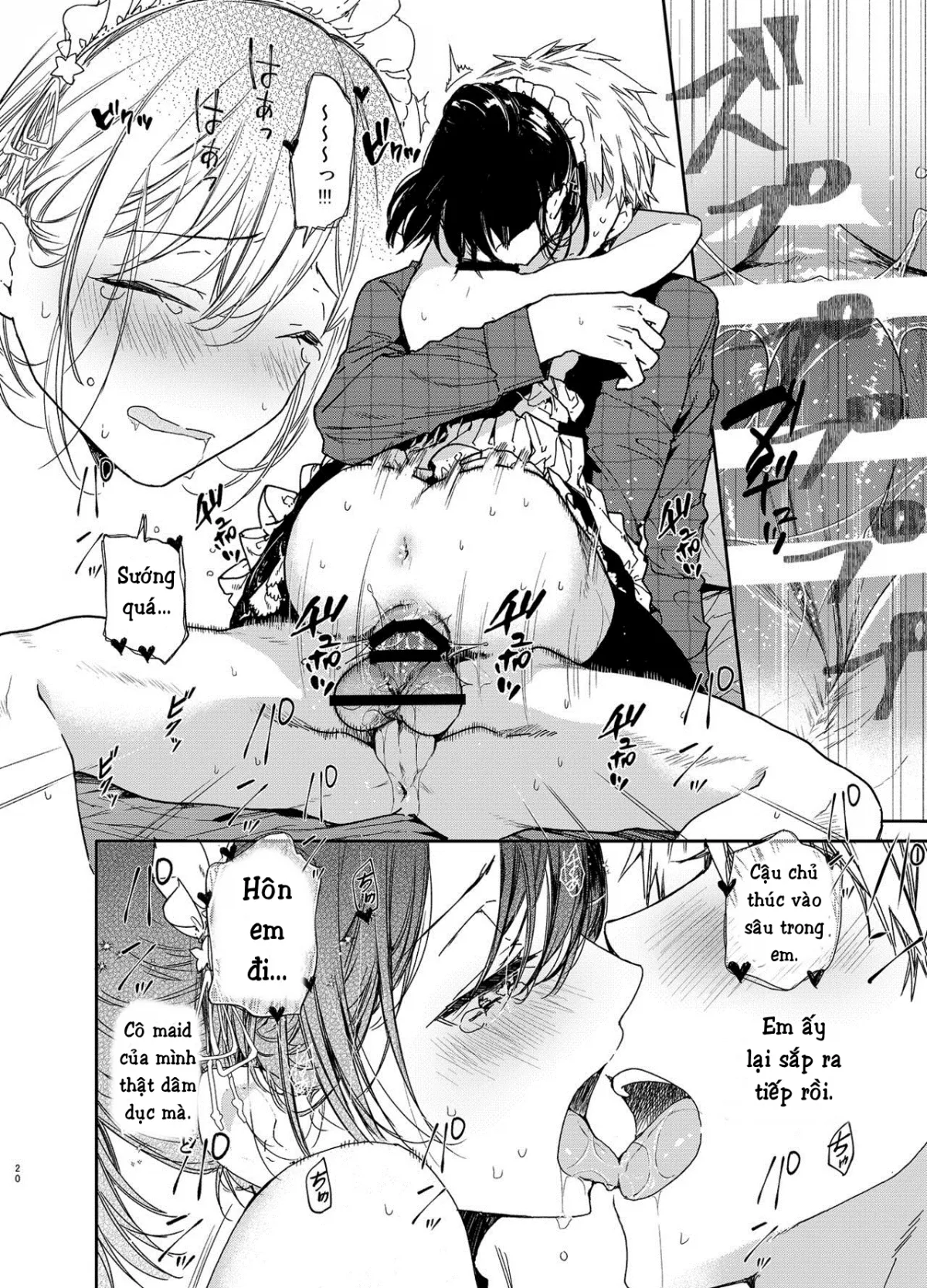 HentaiVN.net - Ảnh 20 - Jitome Maid-san to Love [Love Ecchi] - Chap 1