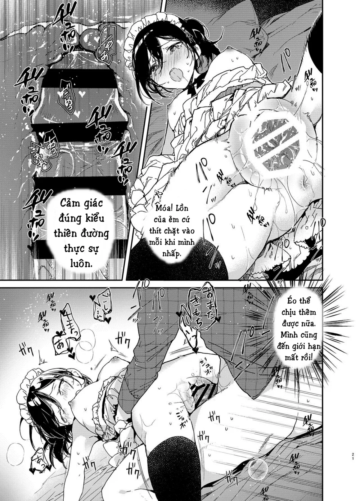 HentaiVN.net - Ảnh 21 - Jitome Maid-san to Love [Love Ecchi] - Chap 1