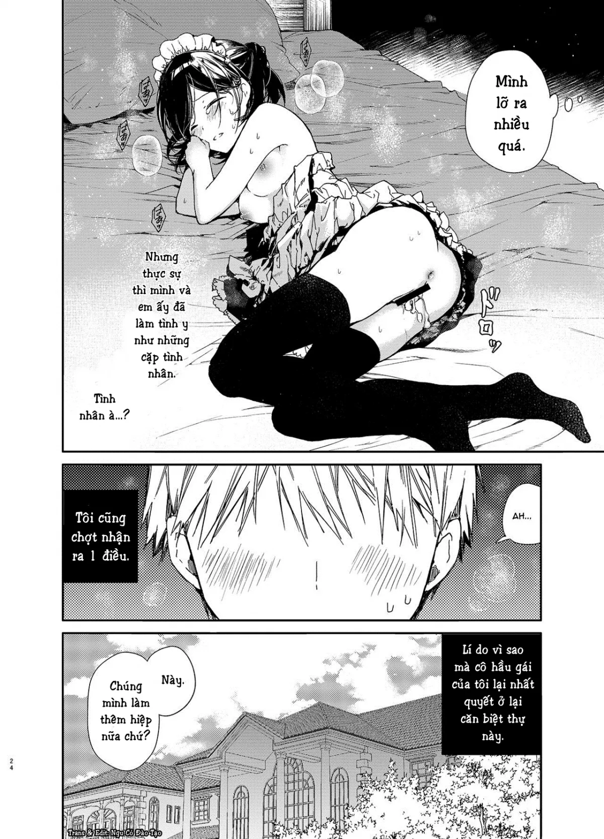 HentaiVN.net - Ảnh 24 - Jitome Maid-san to Love [Love Ecchi] - Chap 1
