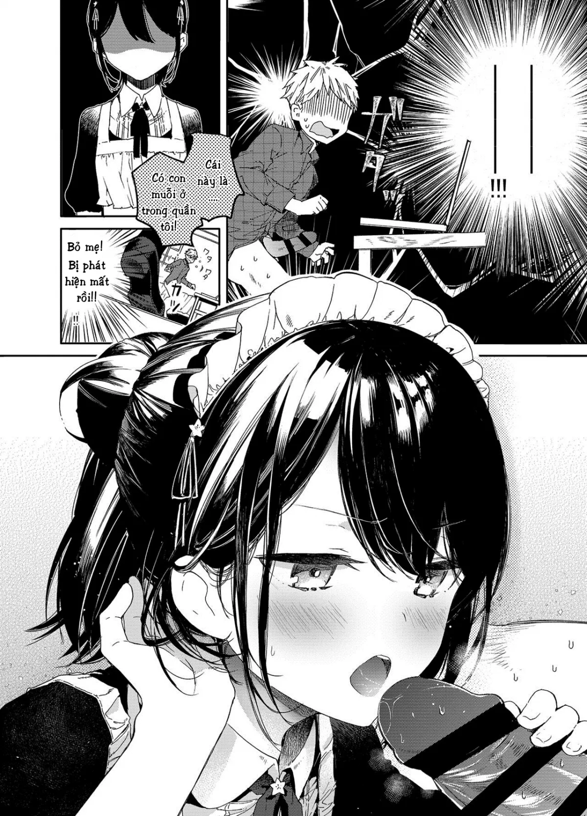 HentaiVN.net - Ảnh 8 - Jitome Maid-san to Love [Love Ecchi] - Chap 1