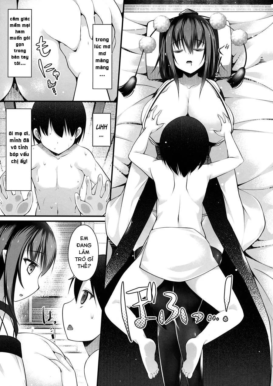 HentaiVN.net - Ảnh 7 - Cậu giúp việc may mắn (Touhou Project) [Aya Onee-san ga Oshiete Ageru (Touhou Project)] - Chap 1