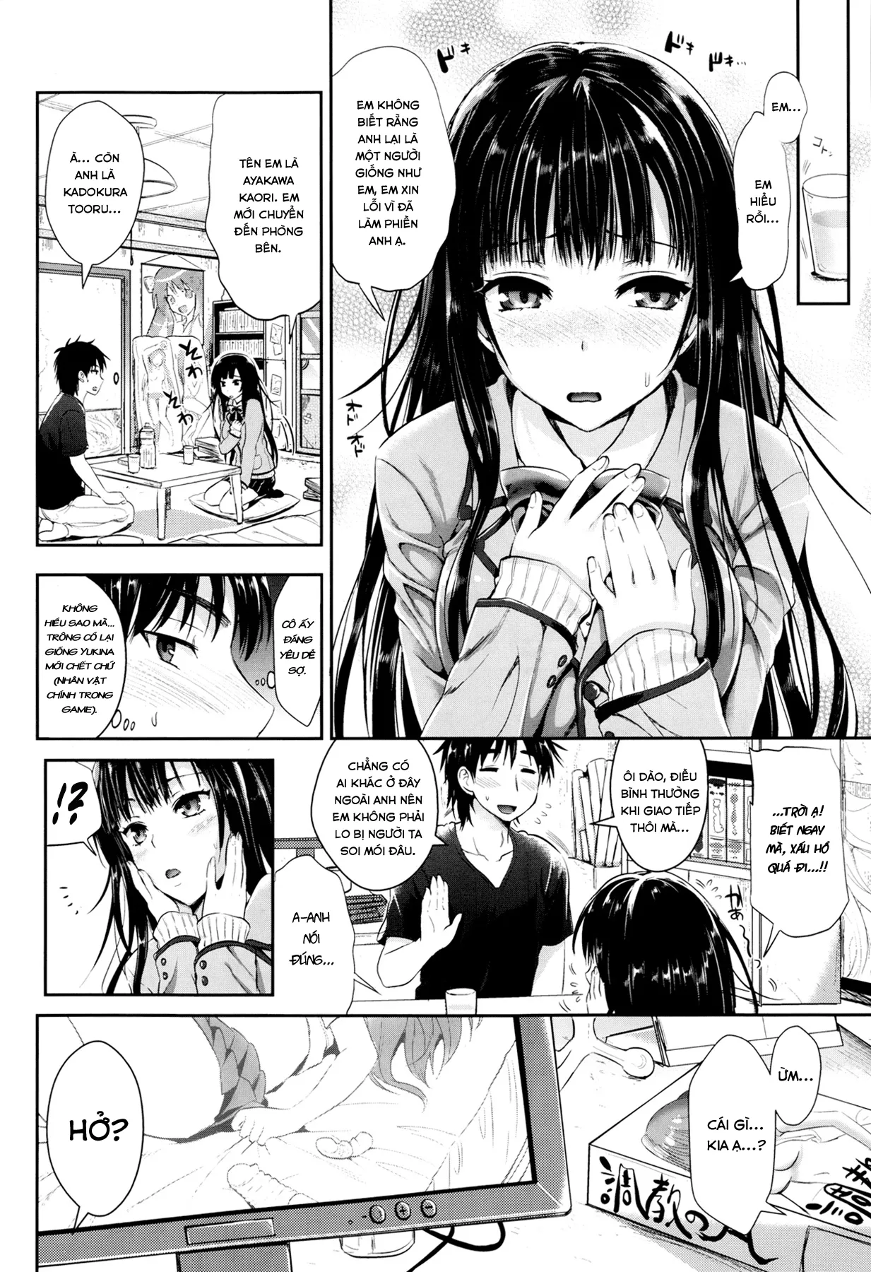 HentaiVN.net - Ảnh 5 - Wibu cũng có quyền được yêu [Tonari no Wotako ha Ore no Yome ; Cô vợ Otaku phòng bên của tôi] - Chap 1