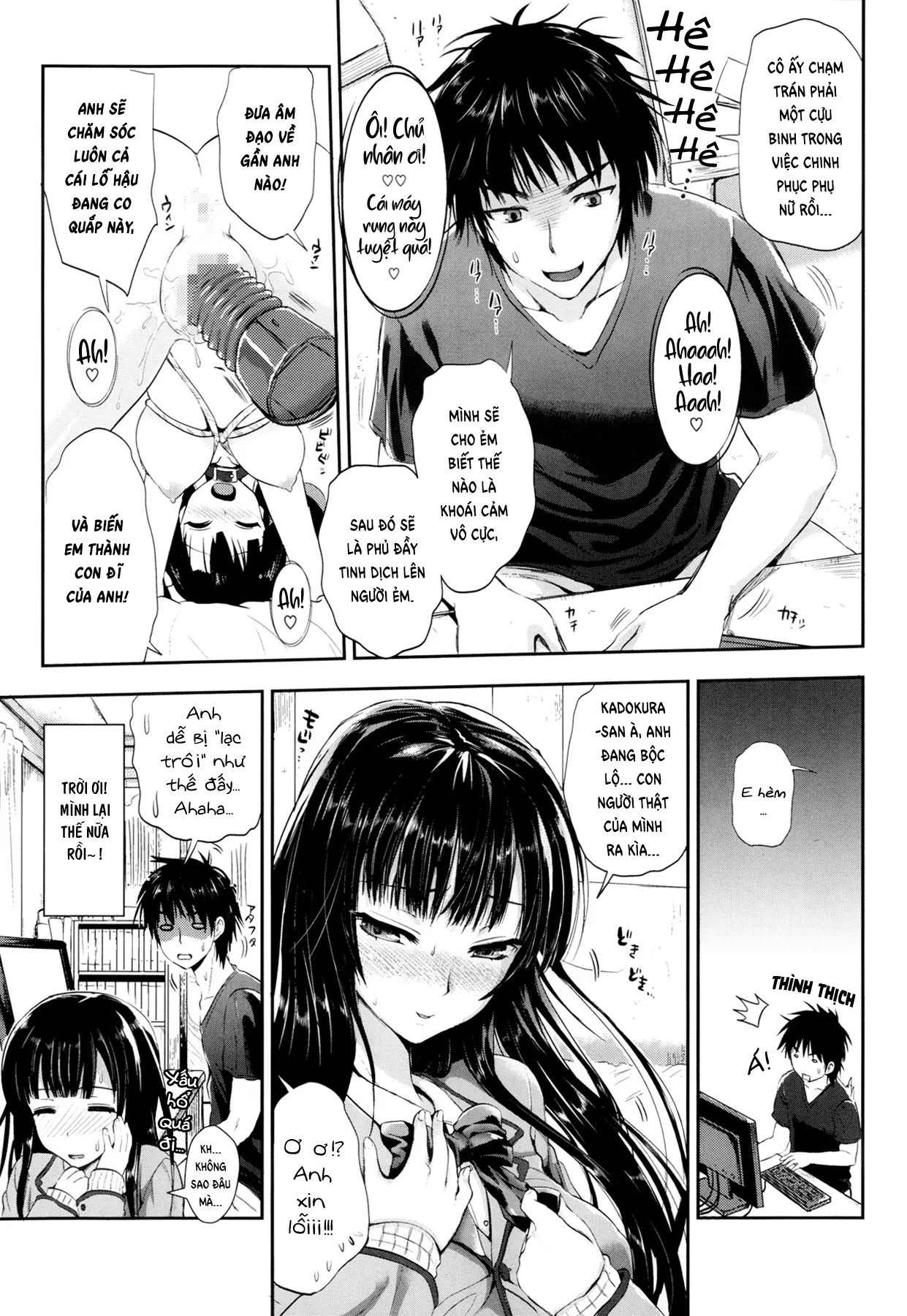 HentaiVN.net - Ảnh 8 - Wibu cũng có quyền được yêu [Tonari no Wotako ha Ore no Yome ; Cô vợ Otaku phòng bên của tôi] - Chap 1