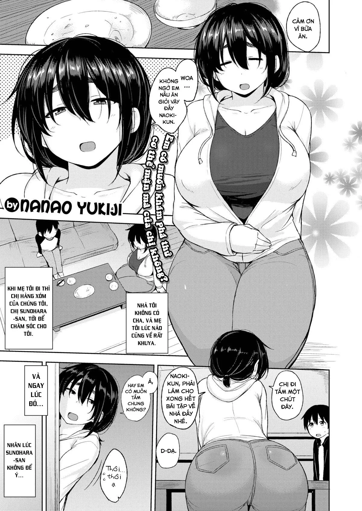 HentaiVN.net - Ảnh 3 - Chị Hàng Xóm Sunohara-san Kế Bên Nhà... [Sunohara-san From Next Door] - Chap 1
