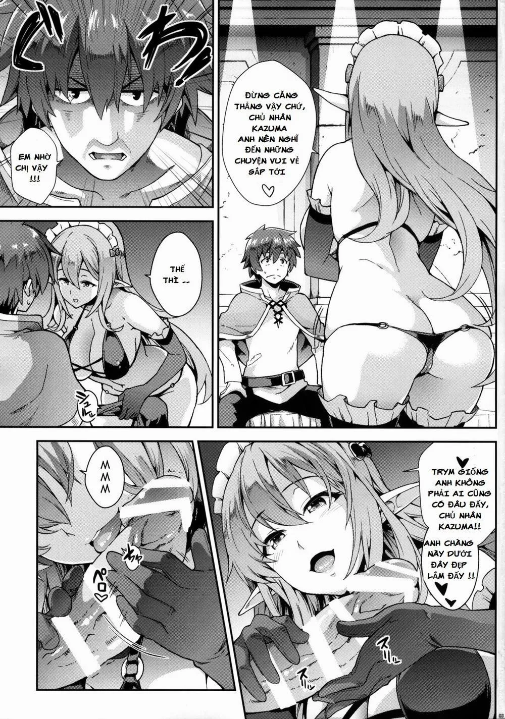 HentaiVN.net - Ảnh 3 - Kono Kairaku Ga Sugoi! (Konosuba!) - Chap 1