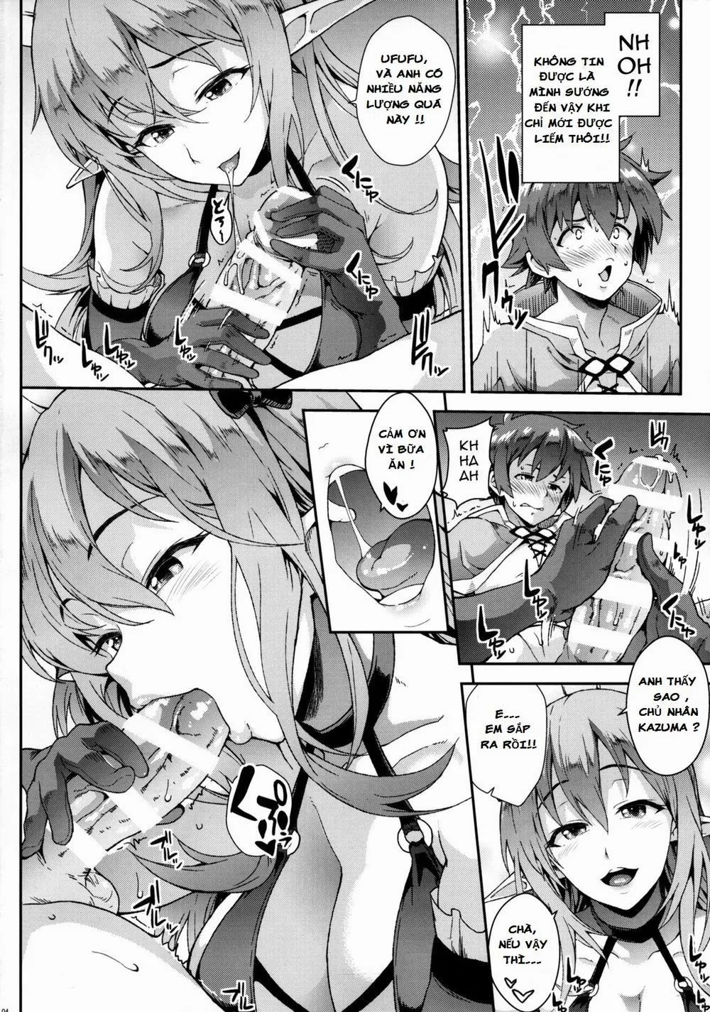 HentaiVN.net - Ảnh 4 - Kono Kairaku Ga Sugoi! (Konosuba!) - Chap 1