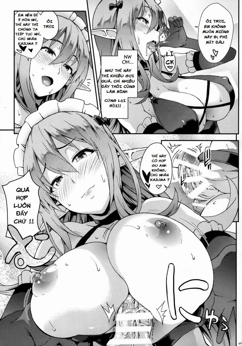 HentaiVN.net - Ảnh 7 - Kono Kairaku Ga Sugoi! (Konosuba!) - Chap 1
