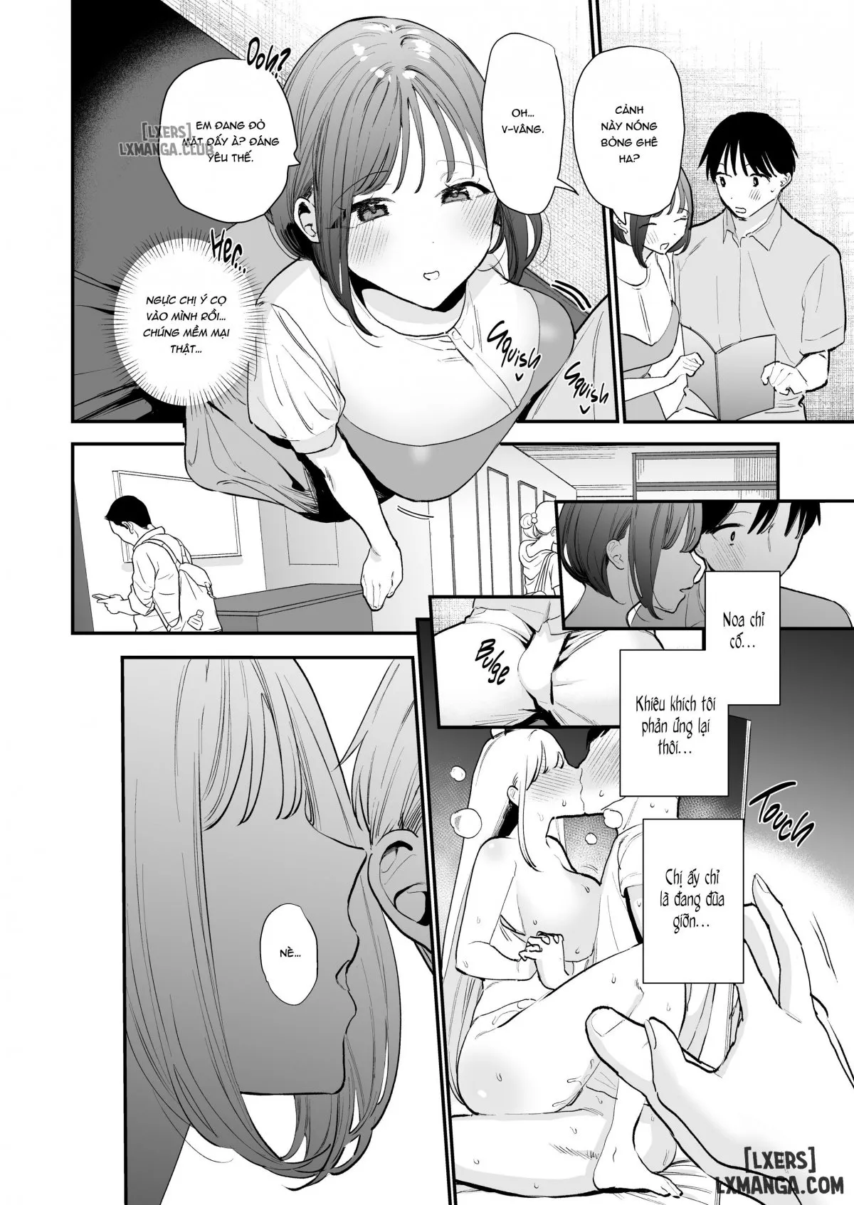 HentaiVN.net - Ảnh 12 - Kyonyuu Otaku Joshi to NeCafe de Off-Pako - Chap 1
