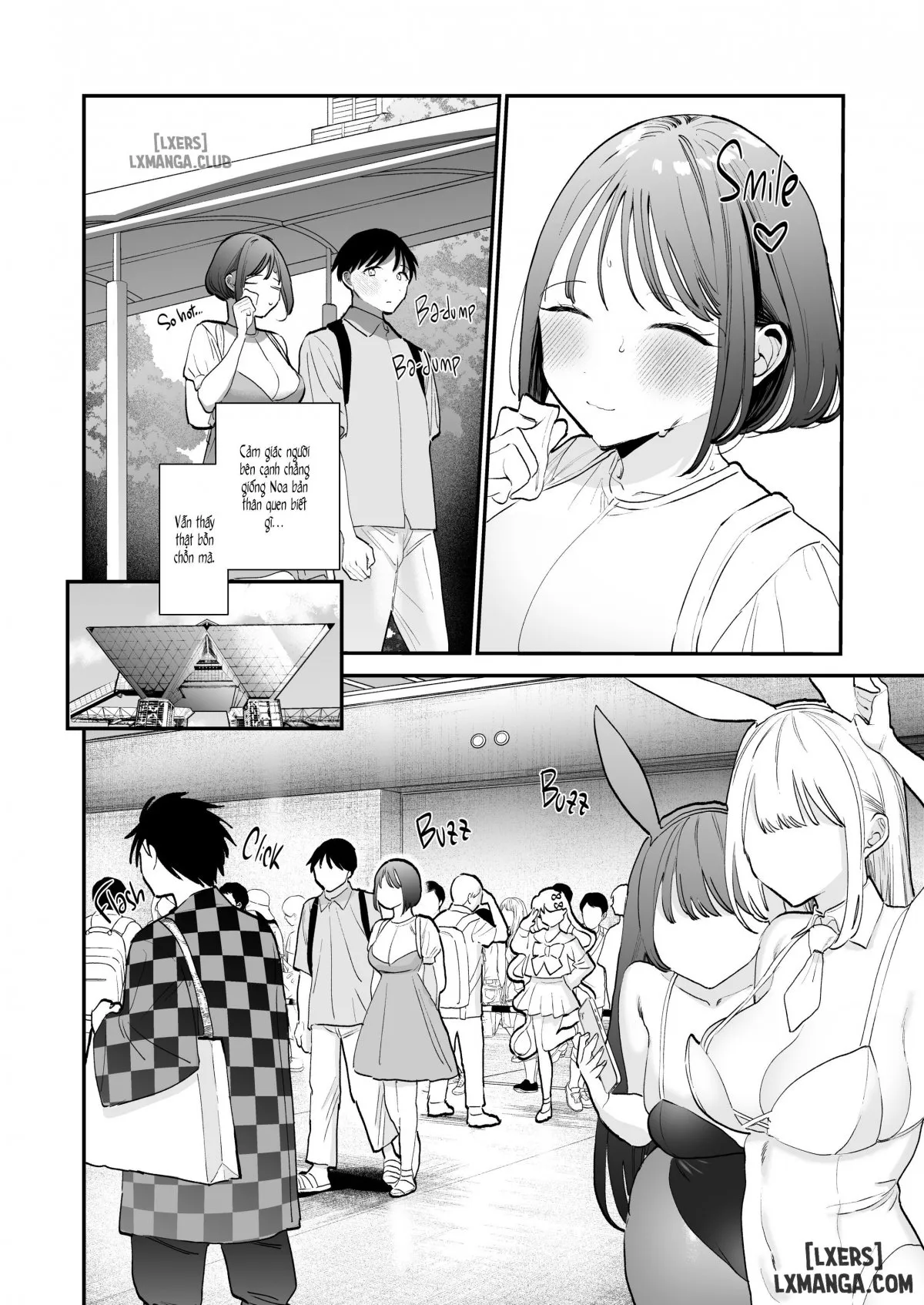 HentaiVN.net - Ảnh 6 - Kyonyuu Otaku Joshi to NeCafe de Off-Pako - Chap 1