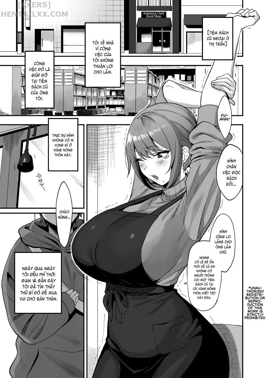 HentaiVN.net - Ảnh 4 - Furuhonya No Onee-San To [With The Lady From The Used Book Shop] - Chap 1