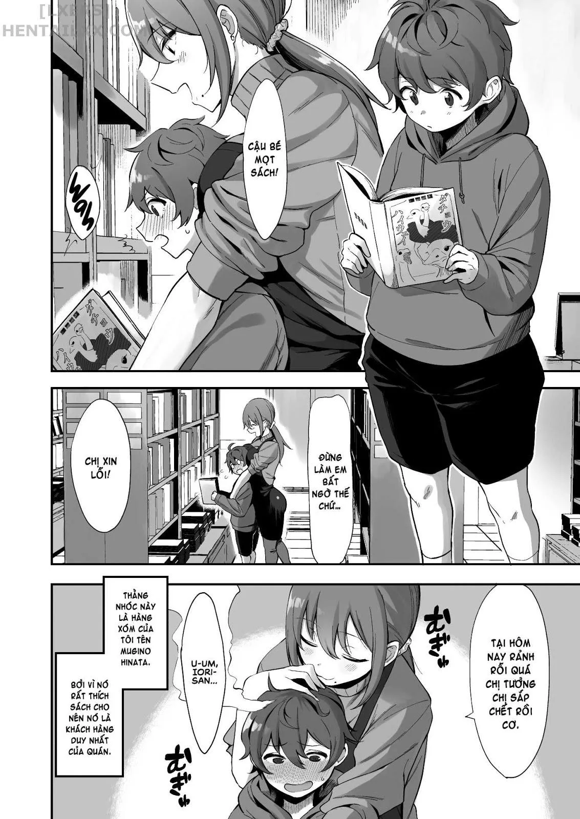 HentaiVN.net - Ảnh 5 - Furuhonya No Onee-San To [With The Lady From The Used Book Shop] - Chap 1