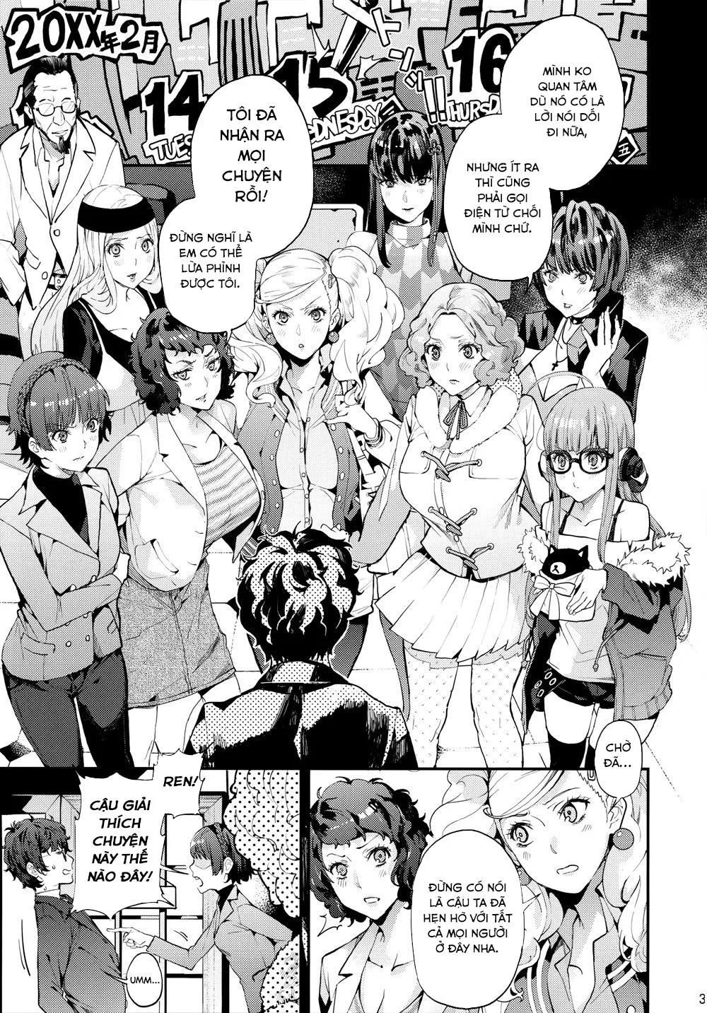 HentaiVN.net - Ảnh 2 - Hattoubun no persona (Persona 5) - Chap 1