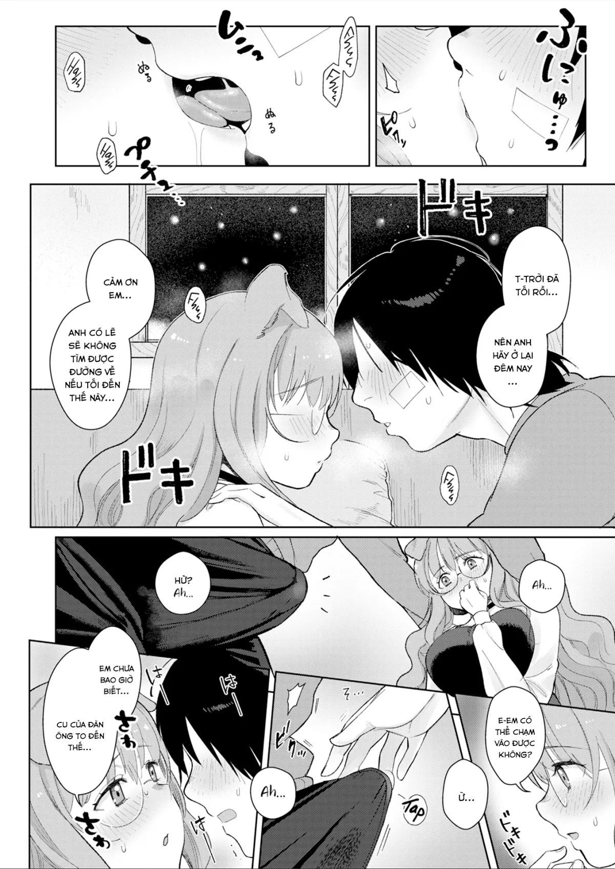 HentaiVN.net - Ảnh 10 - Nàng Cún và Chàng Sói [Dog Girl Wolf Boy] - Chap 1