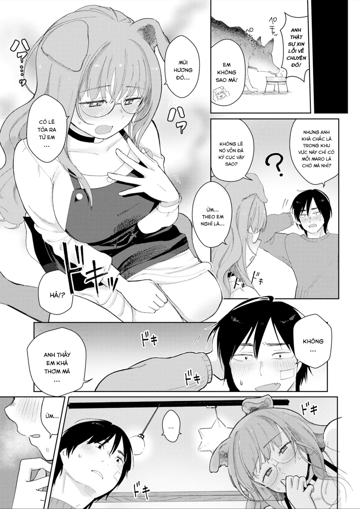 HentaiVN.net - Ảnh 7 - Nàng Cún và Chàng Sói [Dog Girl Wolf Boy] - Chap 1