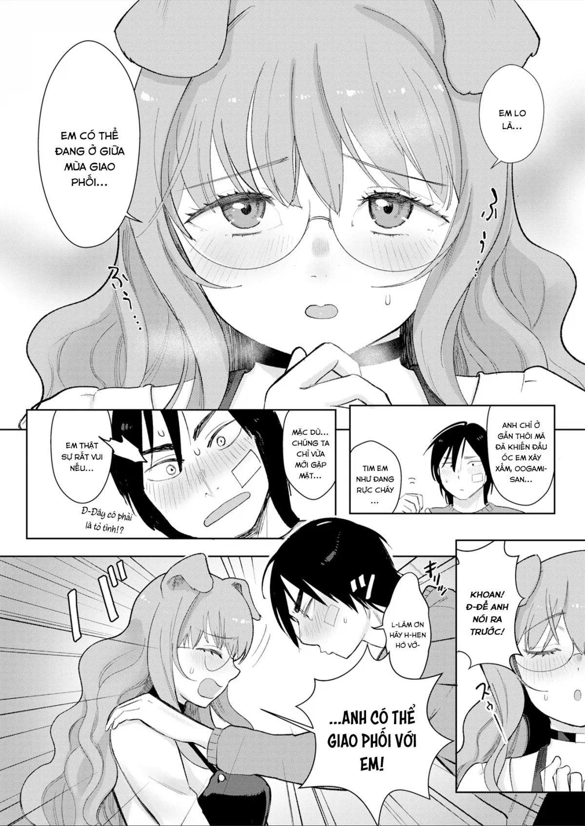 HentaiVN.net - Ảnh 8 - Nàng Cún và Chàng Sói [Dog Girl Wolf Boy] - Chap 1