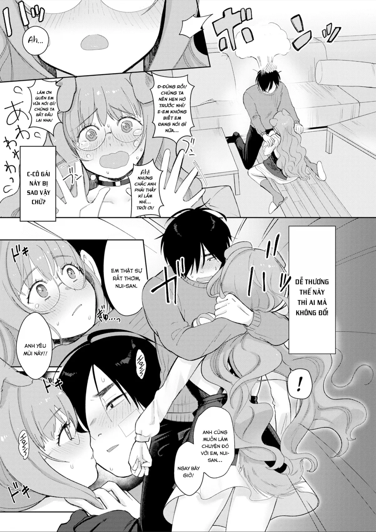 HentaiVN.net - Ảnh 9 - Nàng Cún và Chàng Sói [Dog Girl Wolf Boy] - Chap 1