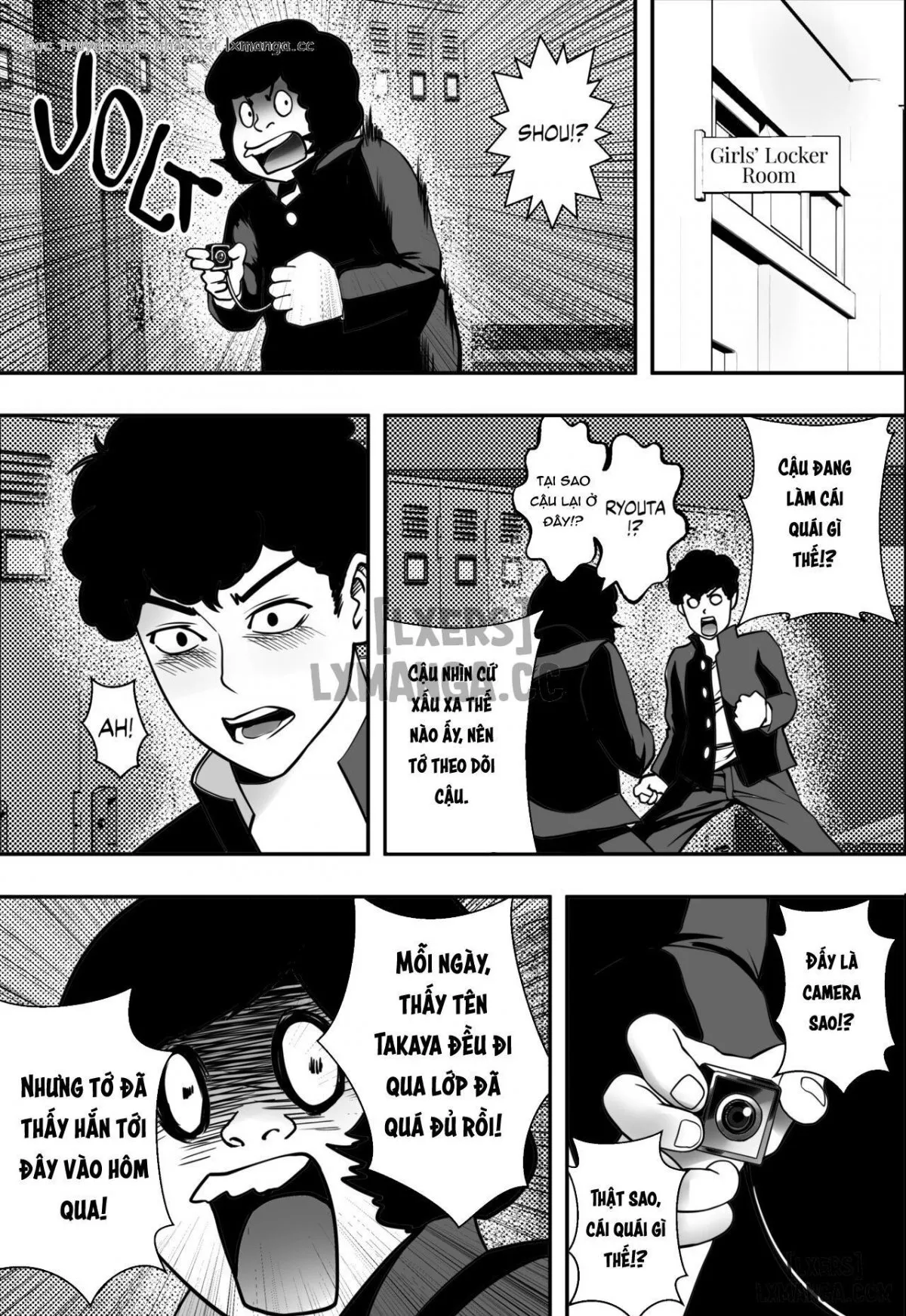 HentaiVN.net - Ảnh 15 - It Happened in the Girls' Locker Room - Chap 1