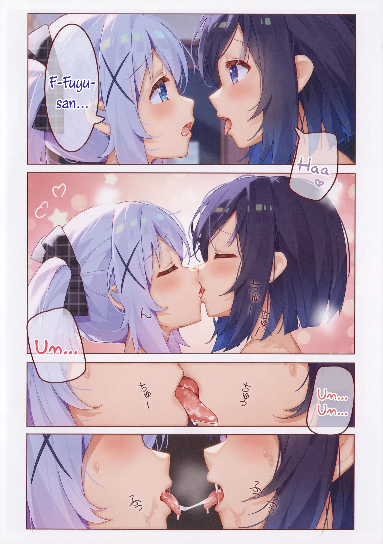 HentaiVN.net - Ảnh 9 - Fuyu × Chino Nakayoshi Gokko (Gochuumon wa Usagi Desu ka?) - Chap 1