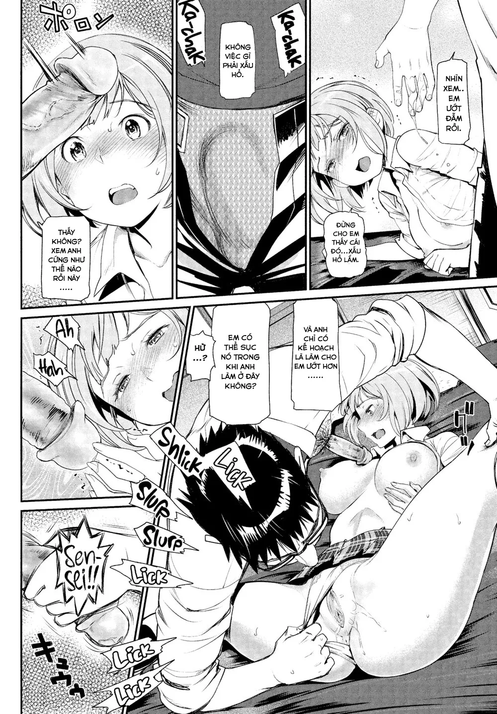 HentaiVN.net - Ảnh 19 - Thôi miên và hấp diêm em nữ sinh dễ thương [How Can an Ugly Guy Get a Cute Girlfriend?] - Chap 1