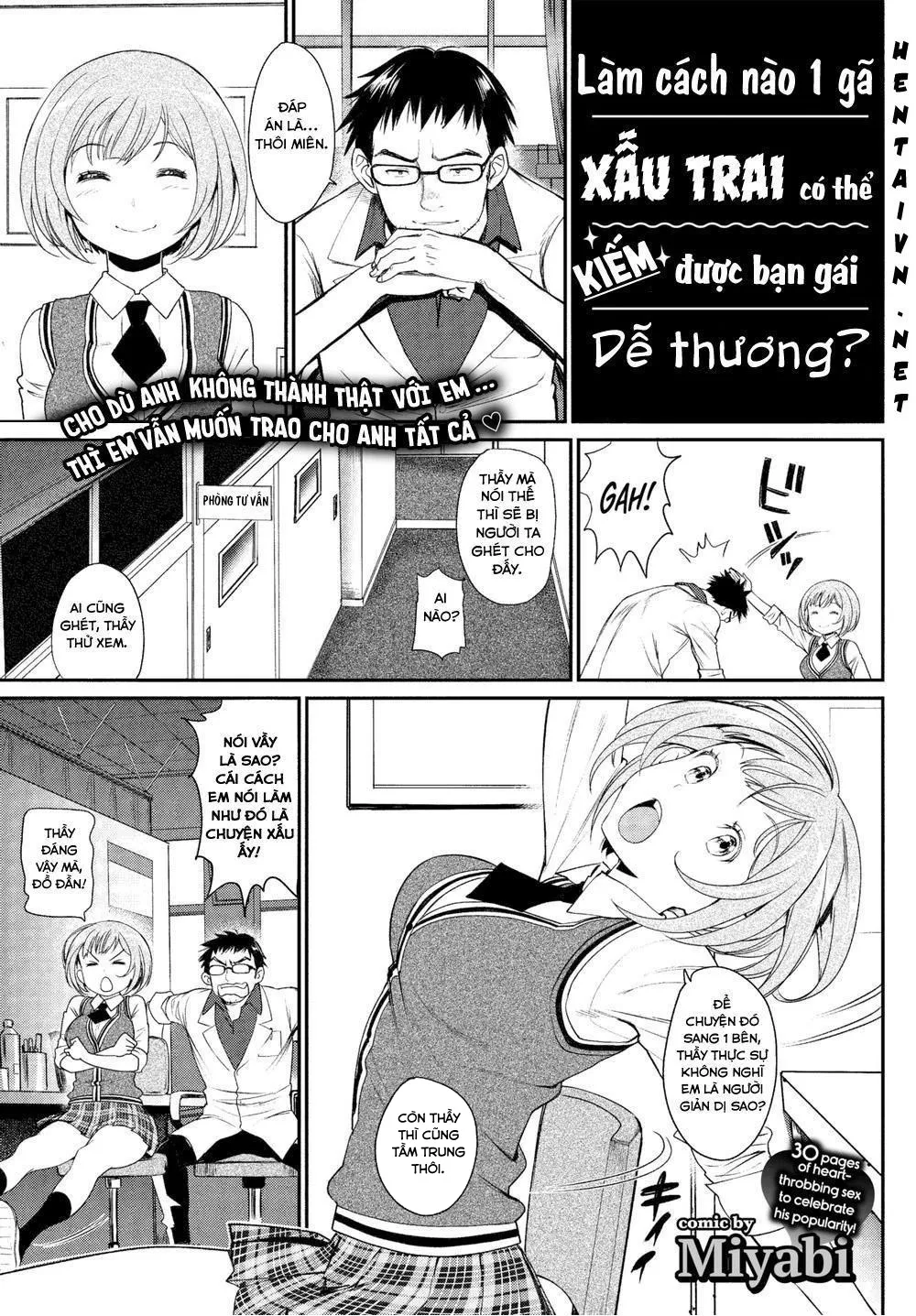 HentaiVN.net - Ảnh 4 - Thôi miên và hấp diêm em nữ sinh dễ thương [How Can an Ugly Guy Get a Cute Girlfriend?] - Chap 1
