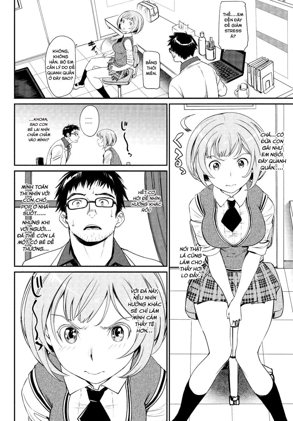 HentaiVN.net - Ảnh 5 - Thôi miên và hấp diêm em nữ sinh dễ thương [How Can an Ugly Guy Get a Cute Girlfriend?] - Chap 1