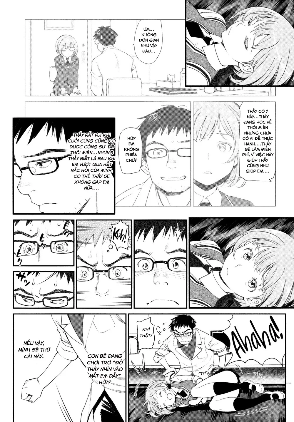 HentaiVN.net - Ảnh 7 - Thôi miên và hấp diêm em nữ sinh dễ thương [How Can an Ugly Guy Get a Cute Girlfriend?] - Chap 1
